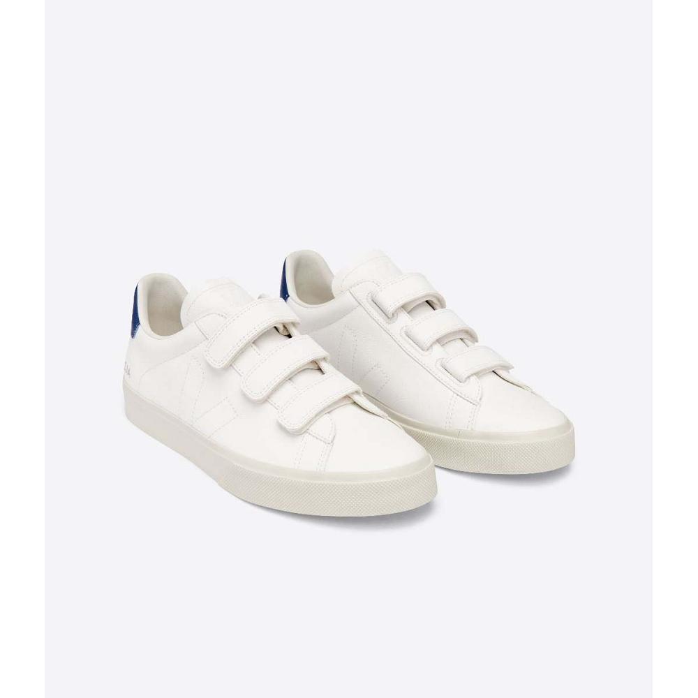 Veja RECIFE CHROMEFREE Tenisky Damske White/Blue | SK 625SGL